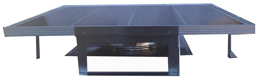 Amtrak Solar Most Powerful Roof Top Solar Attic Fan, 60W