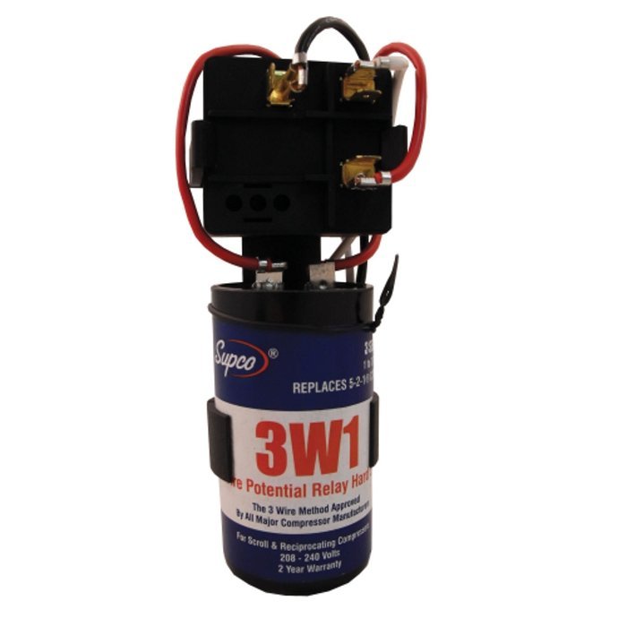 Hard Start, 3 Wire, 1 - 3 Hp