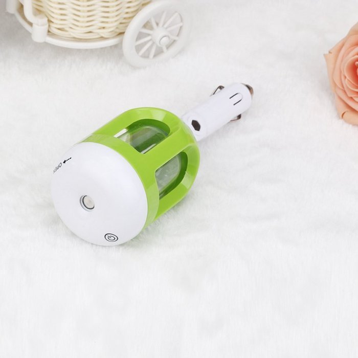 Hatop Auto Mini Car Humidifier Air Purifier Freshener Travel Car Porta (Green) N8