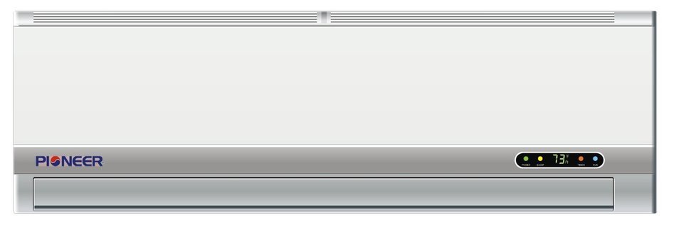 Pioneer Ductless Mini Split Air Conditioner, Heat Pump, 12000 BTU (1 Ton), 13 SEER, Cooling, Heating, Dehumidification... N3