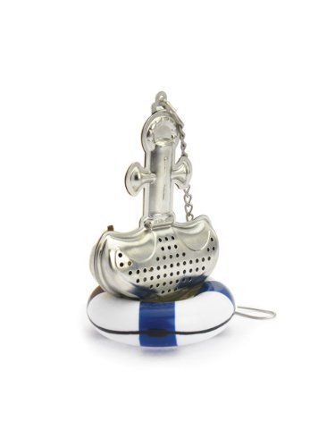 Abbott Collection Anchor Tea Infuser on Buoy, Silver