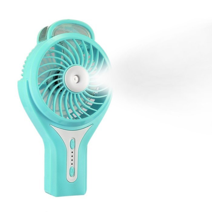 Handheld Fan Spray,SOONHUA 3 Modes Speed Rechargeable Mini Fan & 2 Modes Cool Misting Humidifier for Home Office... N11