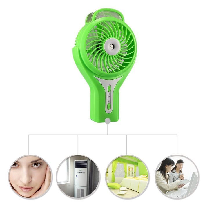 Handheld Fan Spray,SOONHUA 3 Modes Speed Rechargeable Mini Fan & 2 Modes Cool Misting Humidifier for Home Office... N16