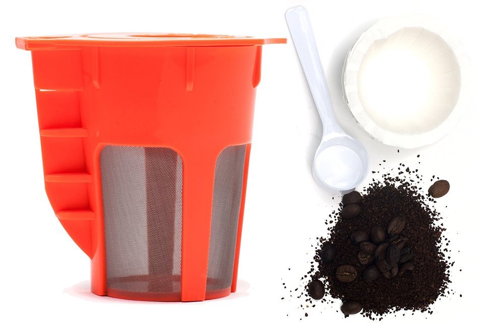 Nature's Kitchen Reusable K Carafe Bundle with Optional Filters and Coffee Scoop N2