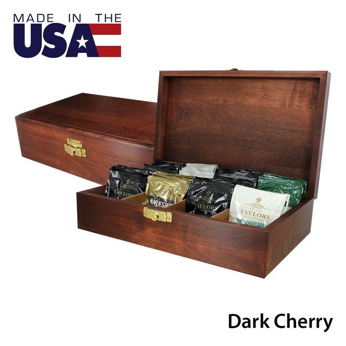 Tea Chests with Tea - Taylors of Harrogate's British Favorites (Cherry - Imported)