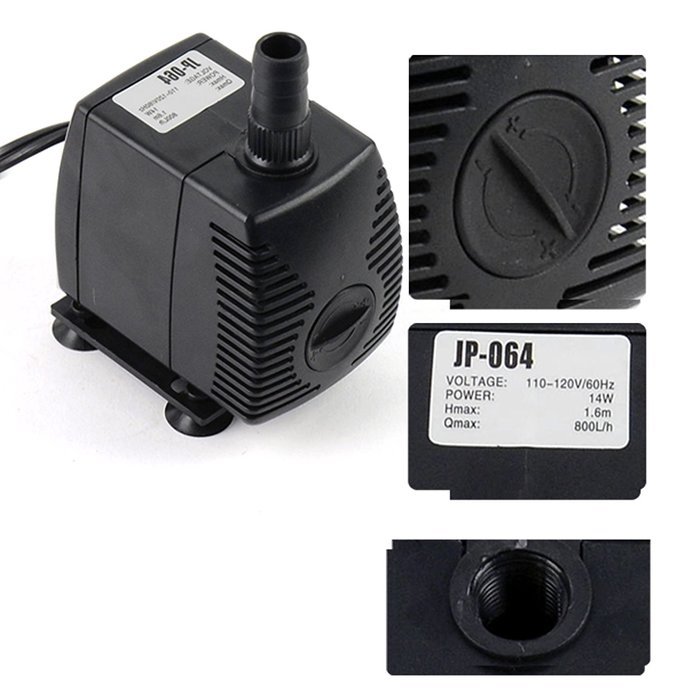 210 GPH 110 - 120V Submersible Pump Aquarium Fish Tank Powerhead Fountain Water Hydroponic N3