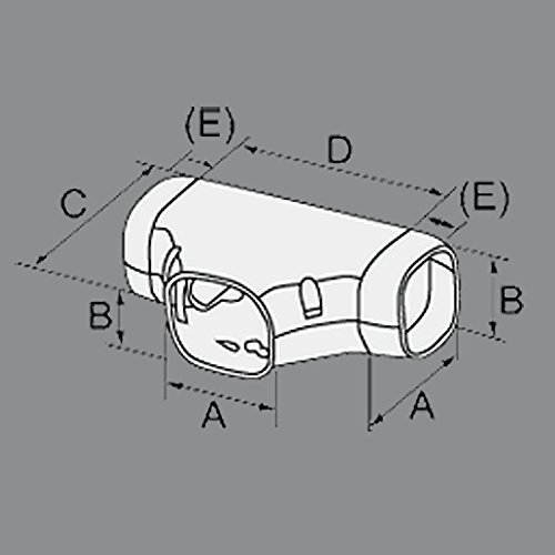 Ductlessaire 3" lineset cover t joint N2