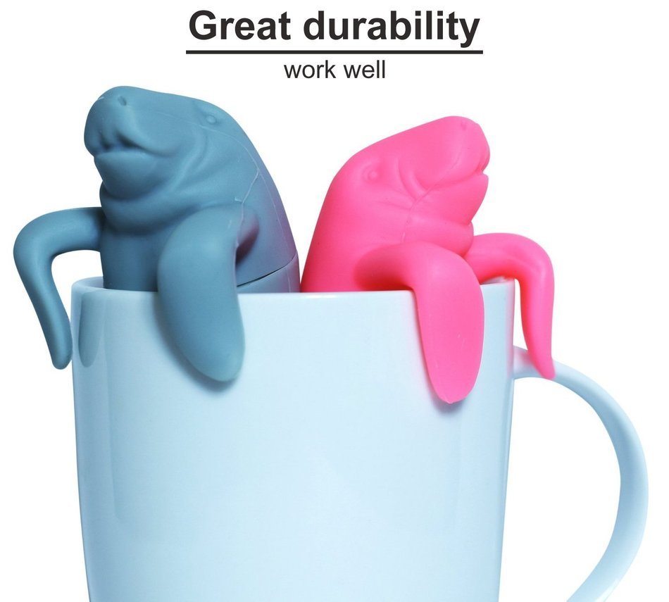 Sino Banyan Tea Infuser Strainer,Set of 2,without Scalding Fingers,Swan N2