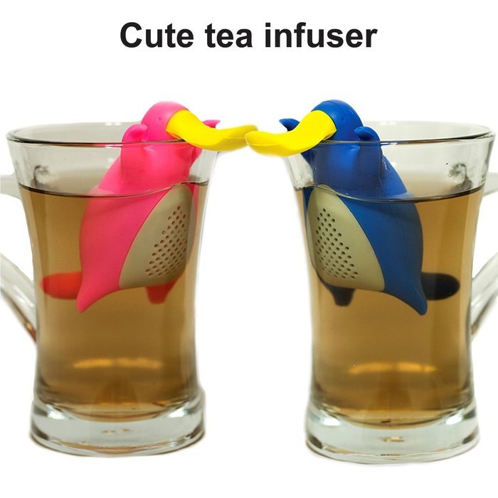 Sino Banyan Tea Infuser Strainer,Set of 2,without Scalding Fingers,Swan N3