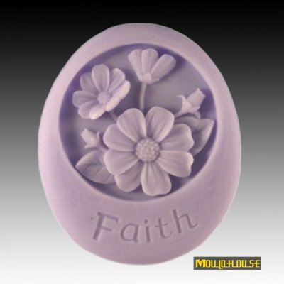 Pinkie Tm Faith flower Handmade soap silicone mold , silica gel mould,silicon candle moulds decorating mould wholesale