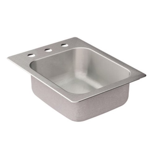 Moen G204573 2000 Series 20 Gauge Single Bowl Drop In Sink, Stainless Steel by Moen