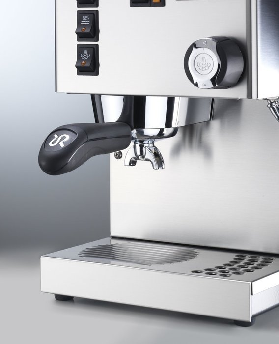 Rancilio Silvia Espresso Machine with Iron Frame and Stainless Steel Side Panels, 11.4 by 13.4-Inch