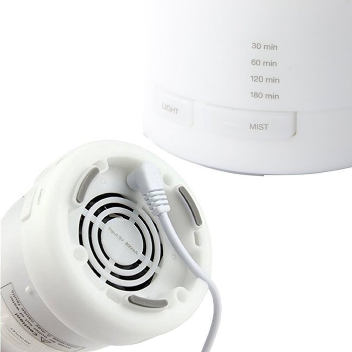 Essential Oil Diffuser, 65ml Aroma Essential Oil Cool Mist Humidifier with Adjustable Mist Mode,Waterless Auto... N7