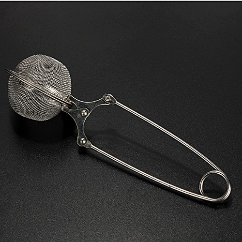 "Stainless Steel Tea Spoon Filter Mesh Ball Infuser Strainer" shopping N2
