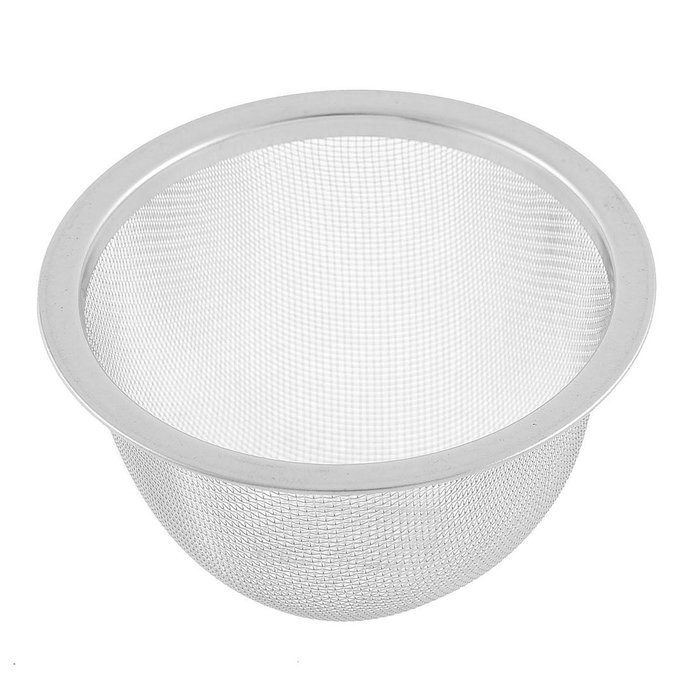 uxcell&reg; Stainless Steel Mesh Tea Strainer Filter Drainer Infuser 80mm Dia