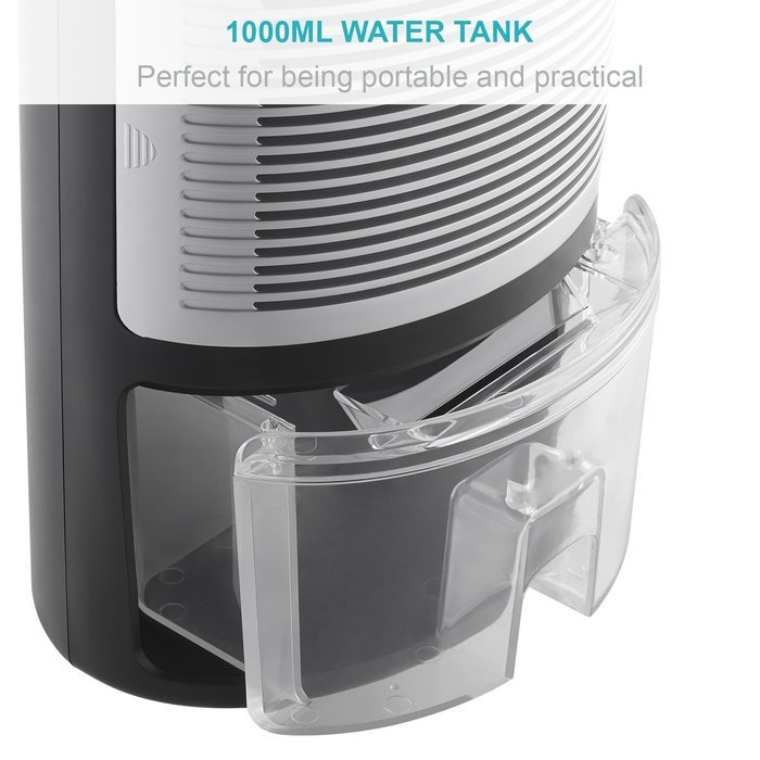 Dehumidifier for Basemenst Kitchen Bedroom Wardrobe and Small Space, Cosylife 1000ml Premium Portable Dehumidifier... N6