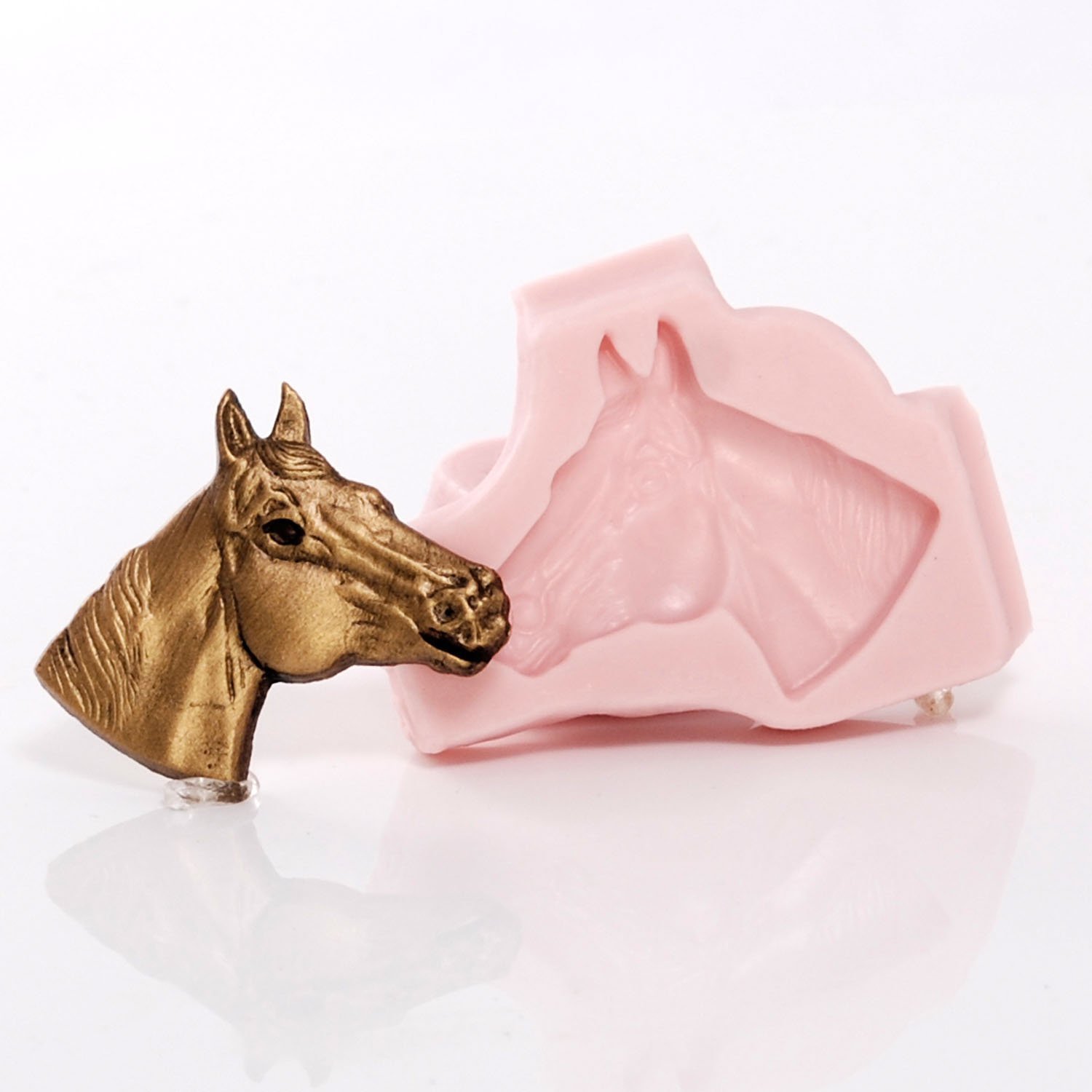 Horse Head Silicone Mold Chocolate, Fondant, Resin, Clay Flexible Mold