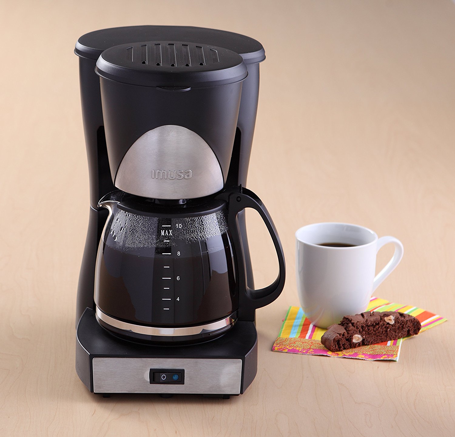 IMUSA USA GAU-18209 Premier Coffee Maker, Black N2 free image download