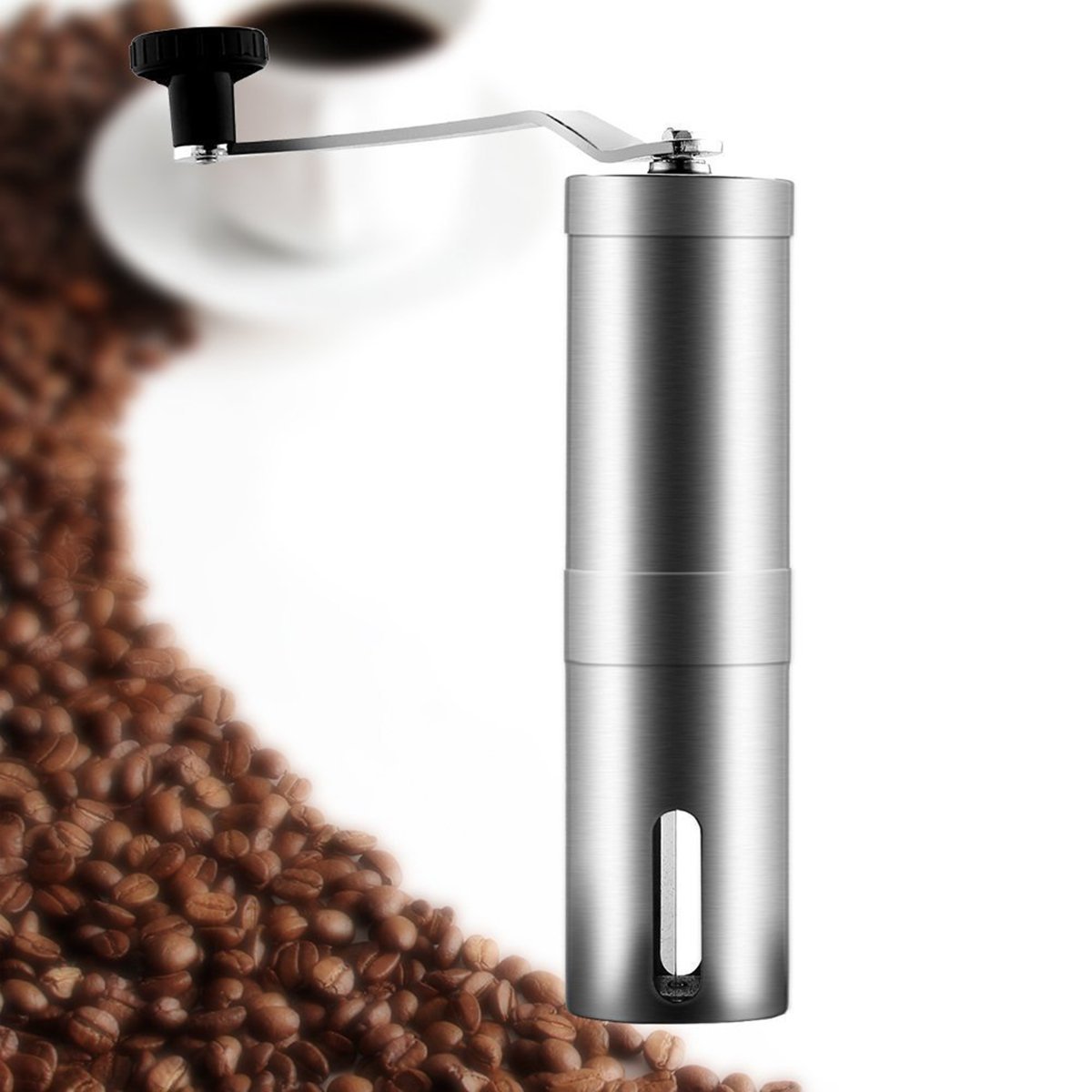 Manual Coffee Grinder - Best Burr bean Grinder - Stainless Steel ...