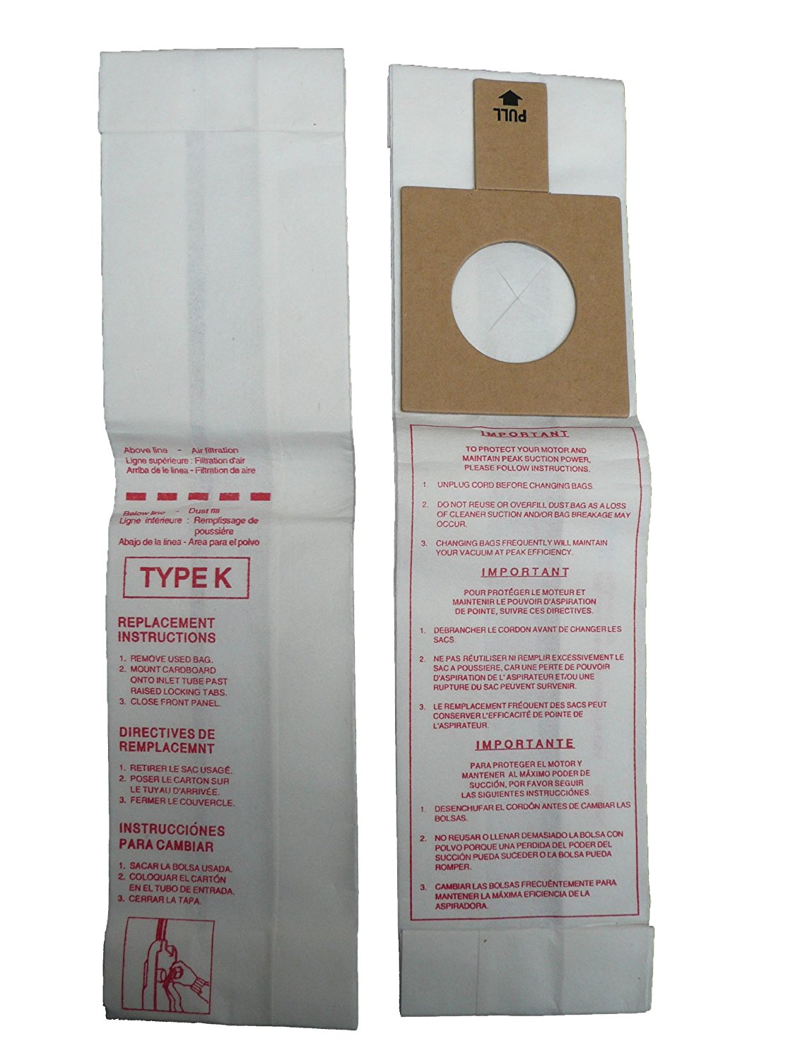 9 royal dirt devil stick vac type k allergy vacuum bags all dirt devil