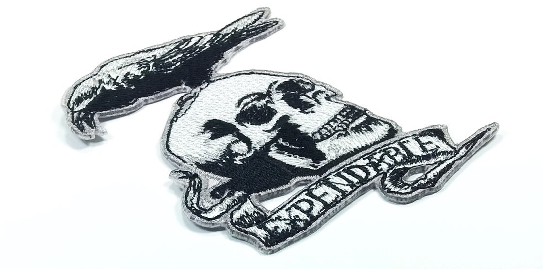 The Expendable Skull Crow Moive Logo Jacket T Shirt Patch Sew Iron On