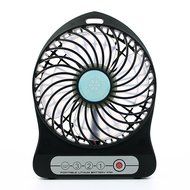 KooPower 4-Inch Portable USB Mini Fan - Rechargeable Battery Operated with 3 Speeds N6