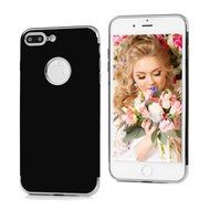 iPhone 7 Plus Case (5.5 inch) - Shockproof Soft TPU Rubber Skin Gel Bumper Case Splicing Electroplating Frame... N6
