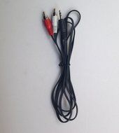 Male 1/8" 3.5mm Stereo Mini plug Jack TO 2 RCA Stereo Phono Audio Speaker CABLE N2