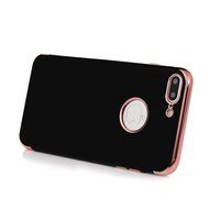 iPhone 7 Plus Case (5.5 inch) - Shockproof Soft TPU Rubber Skin Gel Bumper Case Splicing Electroplating Frame... N8