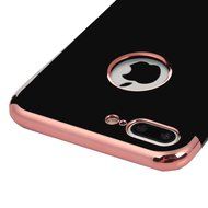 iPhone 7 Plus Case (5.5 inch) - Shockproof Soft TPU Rubber Skin Gel Bumper Case Splicing Electroplating Frame... N9