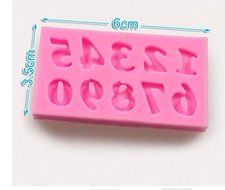 Drhob Stylish numbers Silicone Mould Cake Cookies Decorating Mat Chocolate Baking Mold N2