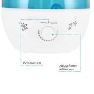 XIQI 3L Ultrasonic Cool Mist Humidifier,2*360D Rotation Nozzle,Automatic Shut-off And Night light Function With... N7