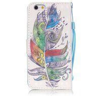 iPhone 6S Plus Case,iPhone 6 Plus Case,ikasus Glitter Diamond Colorful Painted PU Leather Flip Wallet Pouch Stand... N7