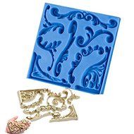Bluelover 3D Retro Palace Lace Silicone Mold Wilton Fondant Cake Cupcake Chocolate Mold N2