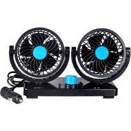 BeneU 12V 360 Degree Rotation Adjustable Dual Head Car Auto Cooling Air Fan N2