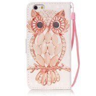 iPhone 6S Plus Case,iPhone 6 Plus Case,ikasus Glitter Diamond Colorful Painted PU Leather Flip Wallet Pouch Stand... N9