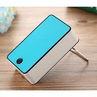 LOHOME(TM) Portable Mini USB Air Conditioning Fan Chargeable Hand-held No Leaf Fan Air Conditioner (Green) N7