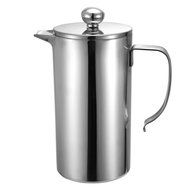 Foho French Coffee Press Maker Double Wall Stainless Steel French Coffee Press Quality Anti Rust Stainless Steel...