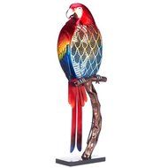 Deco Breeze Decorative Figurine Table Fan Parrot, Multi-Color, 32-Inch Tall by 9-Inch Wide N2