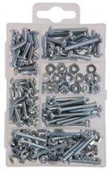 The Hillman Group 591518 Small Machine Screws with Nuts Assortment, 195-Pack by The Hillman Group