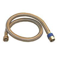 LASCO 10-0962 Water Supply Flex, Stainless Steel Braided With Poly Inner Core, 3/8-Inch Female Compression X 3...