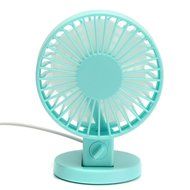 Double-vane, 2-Speed, Portable Mini USB Desk Fan Ultra-quiet Adjustable ABS Electric Creative Fan for Home Office... N13