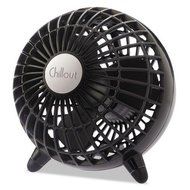 Honeywell Chillout USB/AC Adapter Personal Fan, Black, 6&quot;Diameter, 1 Speed GF3B