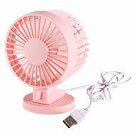 Double-vane, 2-Speed, Portable Mini USB Desk Fan Ultra-quiet Adjustable ABS Electric Creative Fan for Home Office... N16