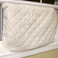 Evelots Indoor Air Conditioner Cover, Keep Air Conditioner Clean, Beige N3