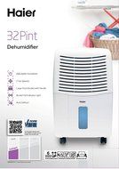Haier DM32M Dehumidifier, 32 Pint N4