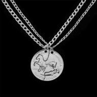 2PC Charm Animal Horse Necklaces Pendant Women Men Party Lover BFF Jewelry Gifts N4