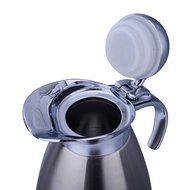 JUNING Coffee Pot Stainless Steel Double Wall Vacuum Insulated 1.5L Large Capacity Tea/Water Pitcher with Press... N2
