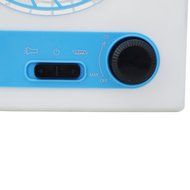 Solar Power Rechargeable 4 Blade Vent Fan Cooling for Home Office Car Camping N9