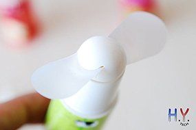 H.Y. TECH Super Cute Juice Style Mini Fan Perfect for Your Pocket (Kiwifruit Juice) N5